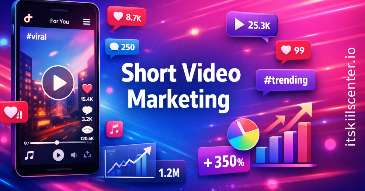 التسويق بالفيديو القصير باستخدام تيك توك وإنستغرام ريلز لتنمية الأعمال