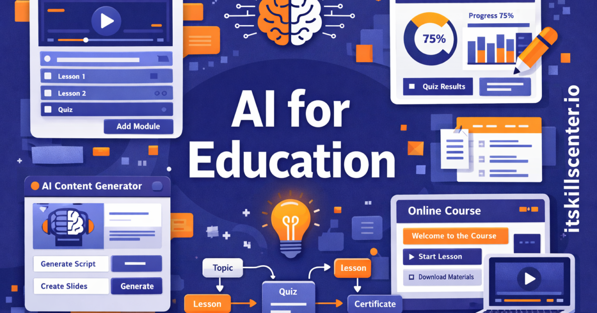 Comment utiliser l'intelligence artificielle pour créer des cours et formations en ligne