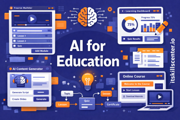 Comment utiliser l'intelligence artificielle pour créer des cours et formations en ligne