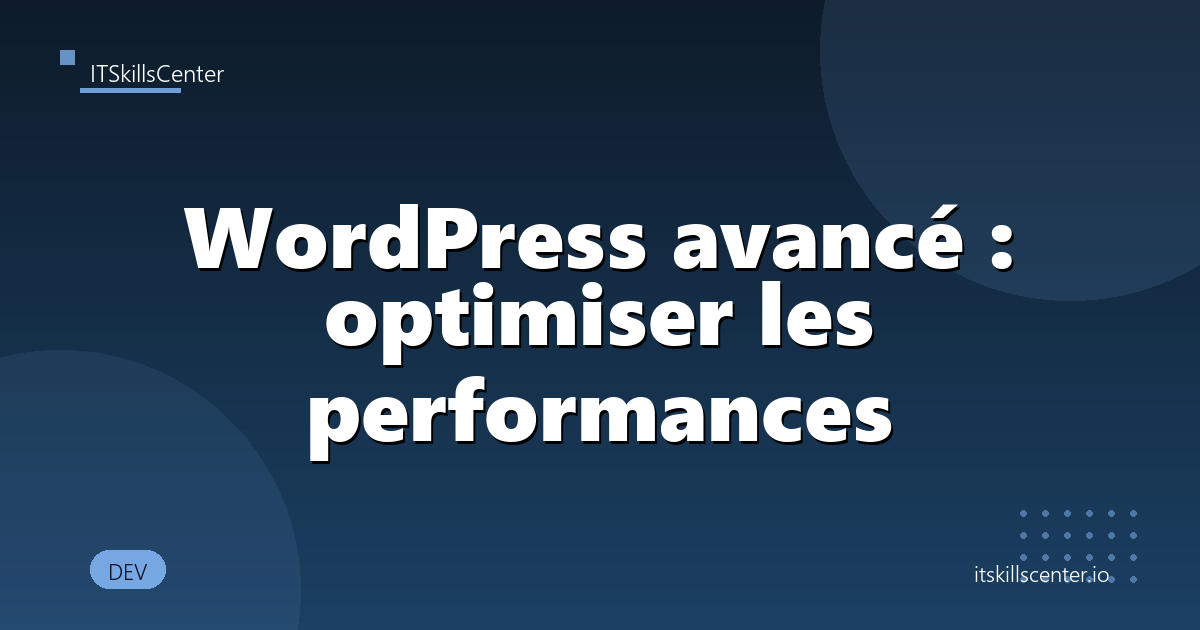 WordPress avancé : optimiser les performances