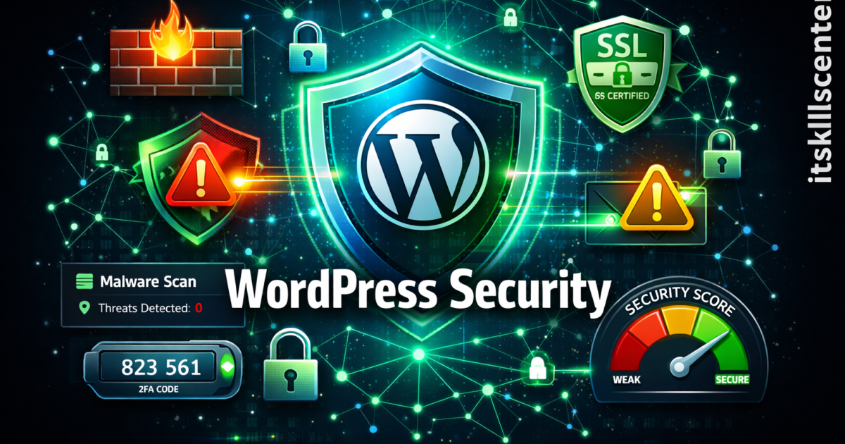 حماية موقع ووردبريس من الاختراق والهجمات الإلكترونية: جدار الحماية وشهادة SSL والمصادقة الثنائية