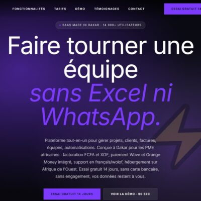 Xelu – Thème WordPress SaaS & Startup Gratuit avec Tarifs